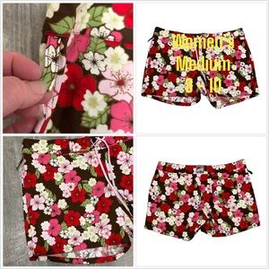 Women’s Old Navy Medium 8 - 10 Swim Boy Shorts Boxers Swimwear Boardshort EUC